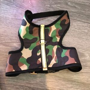 Custom made camo dog harness
